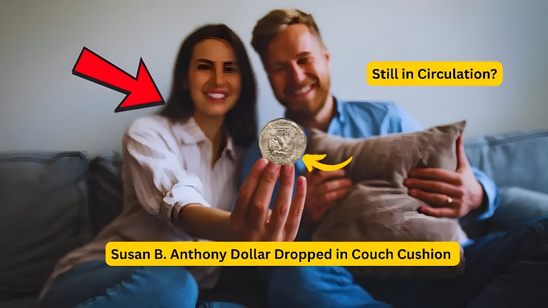 Susan B. Anthony Dollar Dropped in Couch Cushion Becomes Collector’s Gold